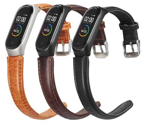 Cinturino in pelle Xiaomi Mi Band 4
