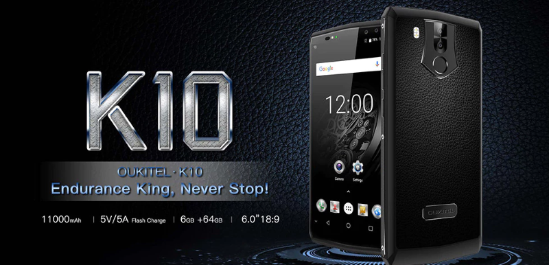 Oukitel K10 4G Phablet – Fotocamera Quad Core [LA PREVENDITA INIZIA su Gearbest.com]