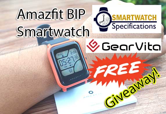 Amazfit BIP Smartwatch in omaggio internazionale!