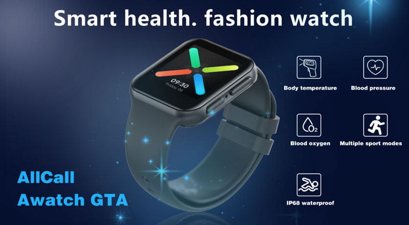 AllCall Watch GTA Smartwatch – Leggero e alla moda