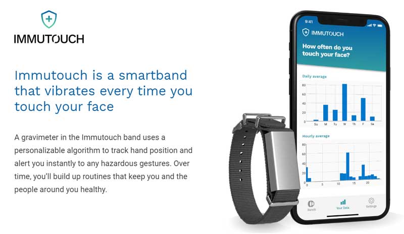 Immutouch Smartband – Indossabile per combattere il Corona Virus