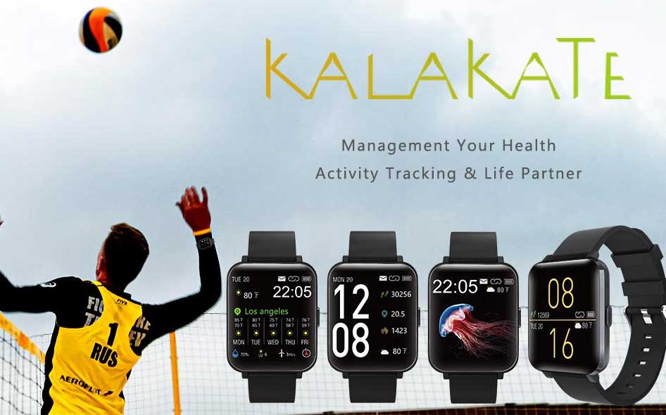 Kalakate Smart Watch – Smartwatch rettangolare dall'aspetto elegante