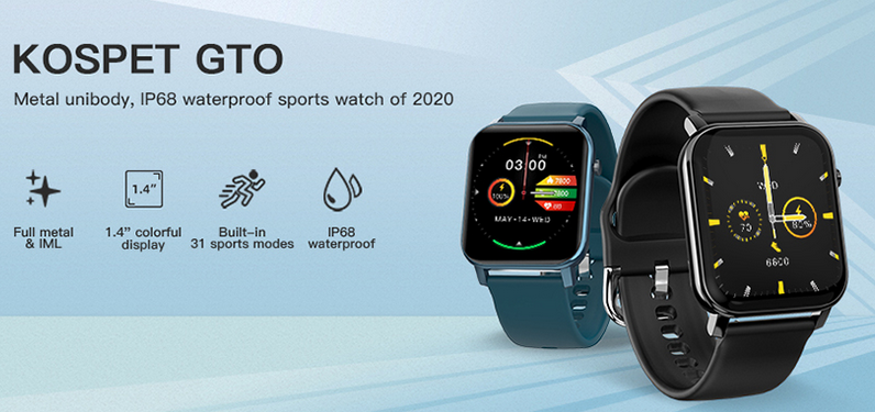 Kospet GTO Smartwatch – Revisione delle caratteristiche