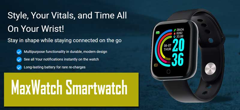 caratteristiche dello smartwatch maxwatch