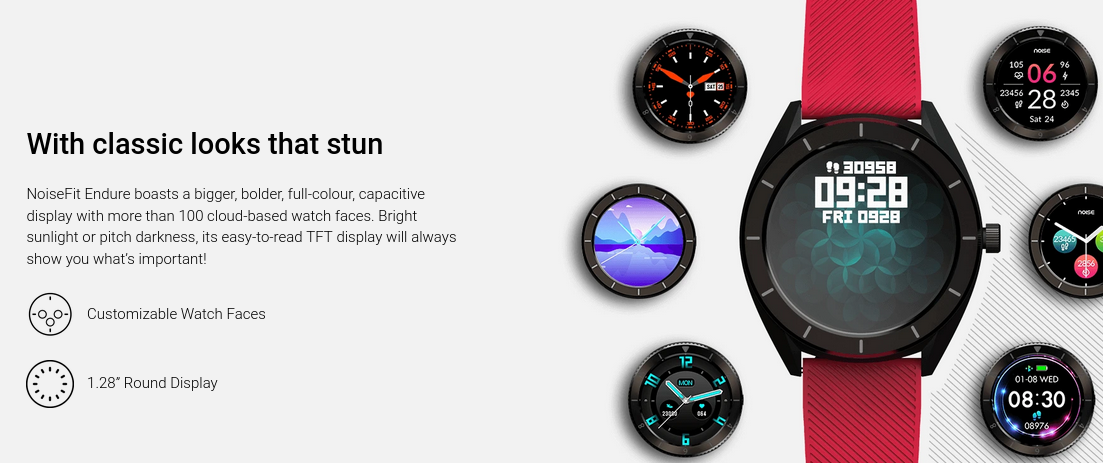 Smartwatch NoiseFit Endure – Classico con una sensazione di robustezza