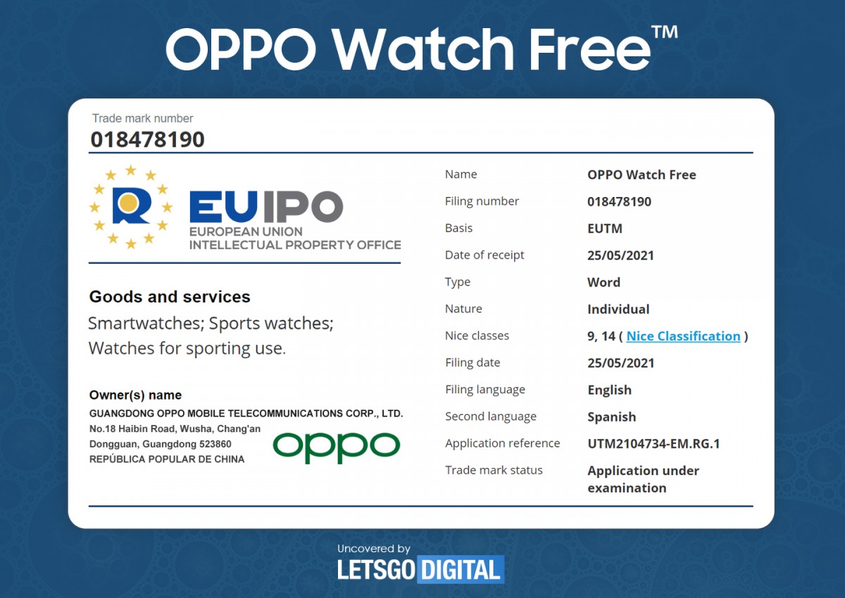 Oppo Watch GRATIS – Potrebbe essere un orologio sportivo con Wear OS