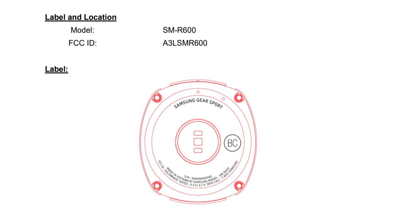 Smartwatch Samsung Gear Sport avvistato su FCC