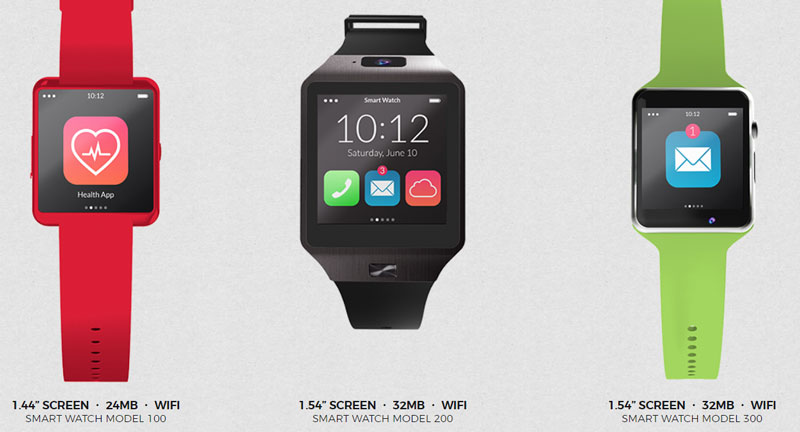 Slide Smartwatch: indossabile semplice, sportivo e leggero