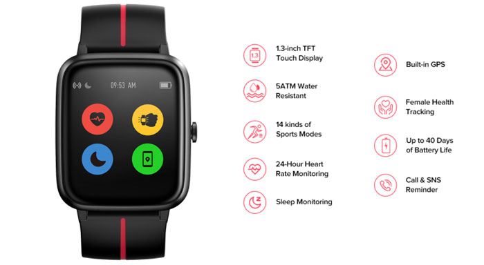 Ulefone Watch – Revisione delle caratteristiche