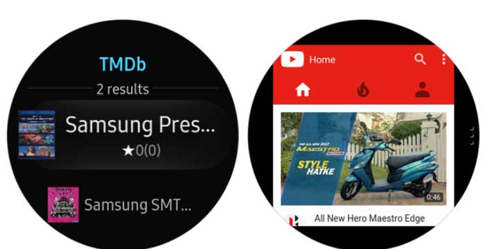 Samsung Internet per Galaxy Watch