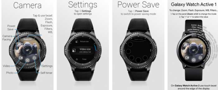 App Camera One per Samsung Galaxy Watch Active