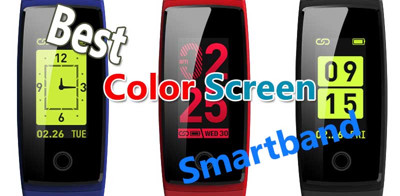 migliore smartband con schermo a colori