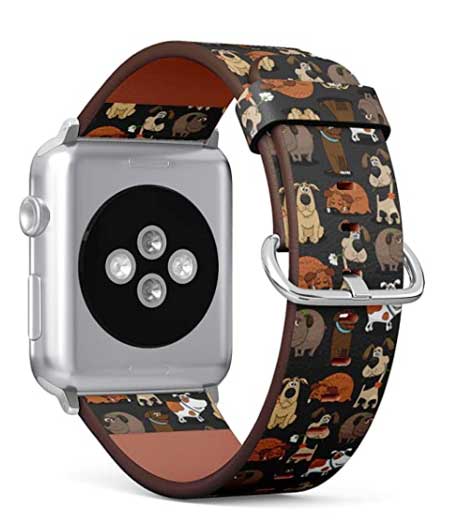 Cinturino per orologio con motivo a forma di cane carino