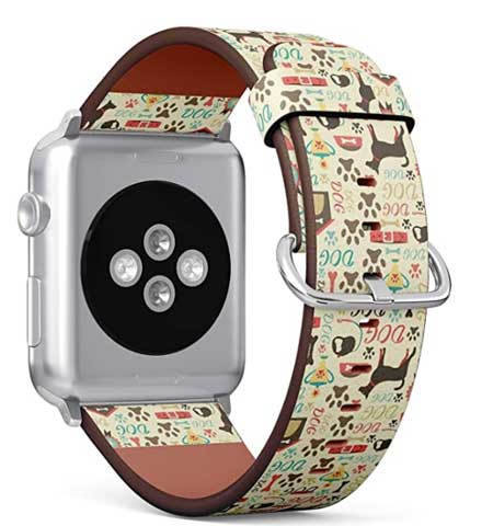 Cinturino di ricambio per cani retrò per Apple Watch