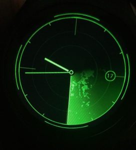 pelle d'orologio radar