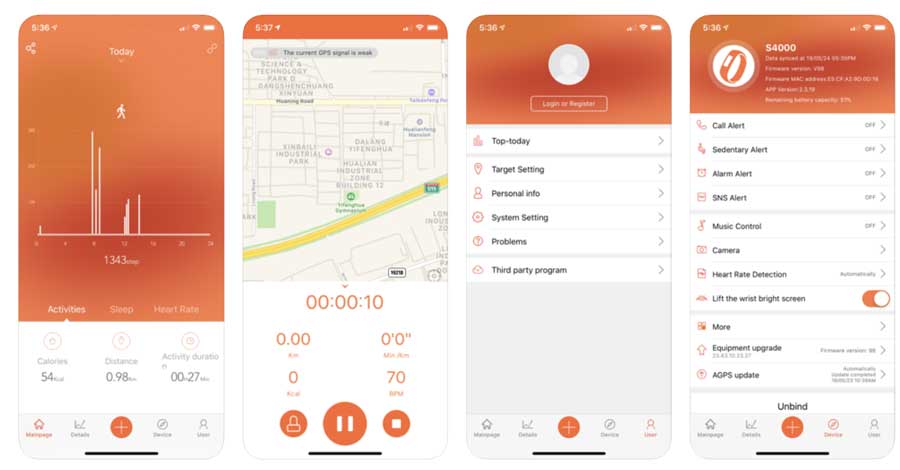 Download dell'app VeryFit Pro