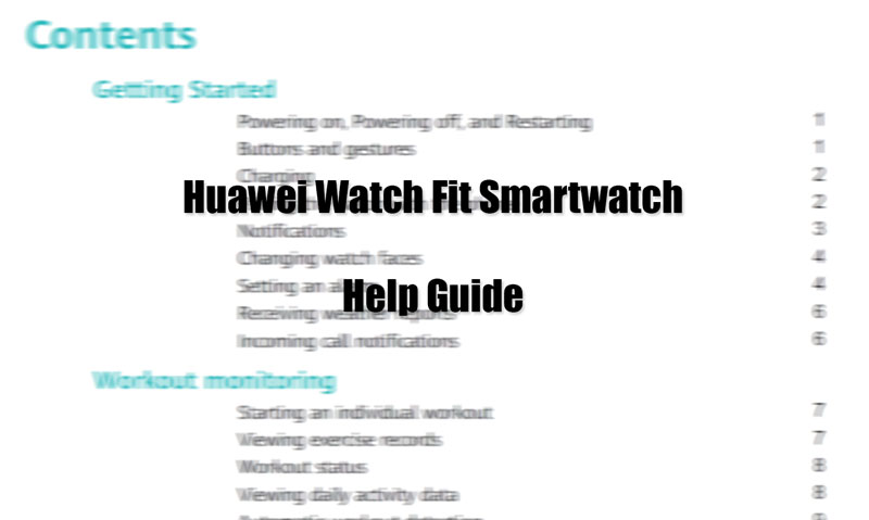 [PDF] Manuale utente Huawei Watch Fit/Guida nella risoluzione dei problemi - Download