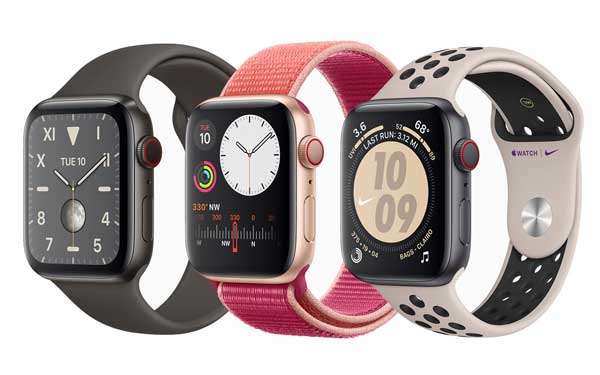 Apple Watch Series 5 con quadranti Always on Display