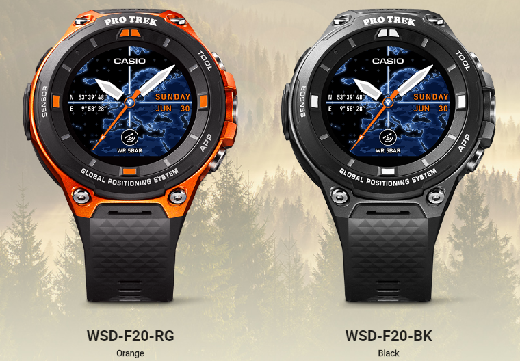 Lo smartwatch Casio WSD-F20 aggiunge funzionalità GPS GPS