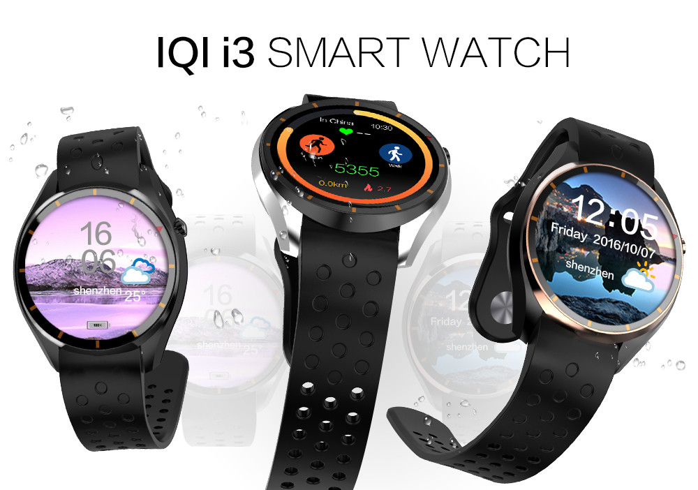 Smartwatch Android iQi i3 sottile e ricco di funzionalità in arrivo a ottobre