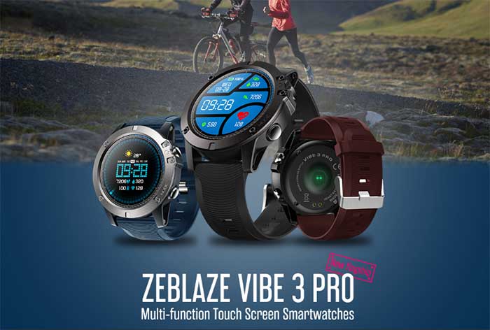 Smartwatch multifunzione Zeblaze Vibe 3 Pro ora su Banggood.com