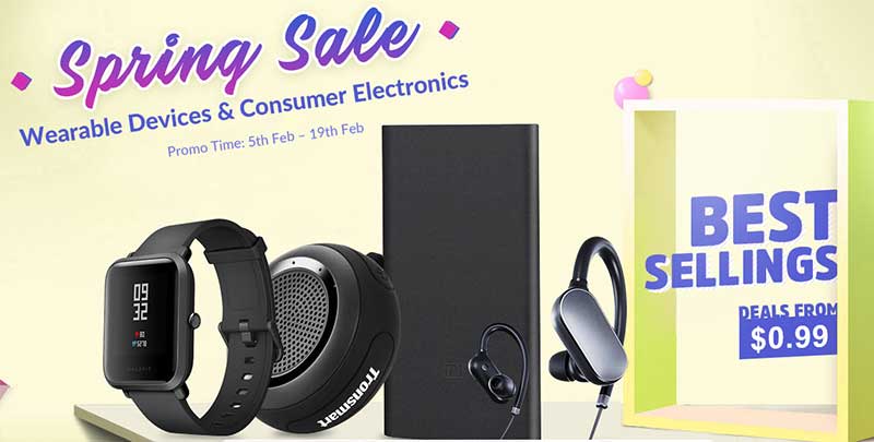 Geekbuying Spring Sale Festival: i dispositivi indossabili sono in vendita!